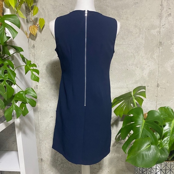 Ezra lace zipper back shift sleeveless dress - Picture 3 of 5